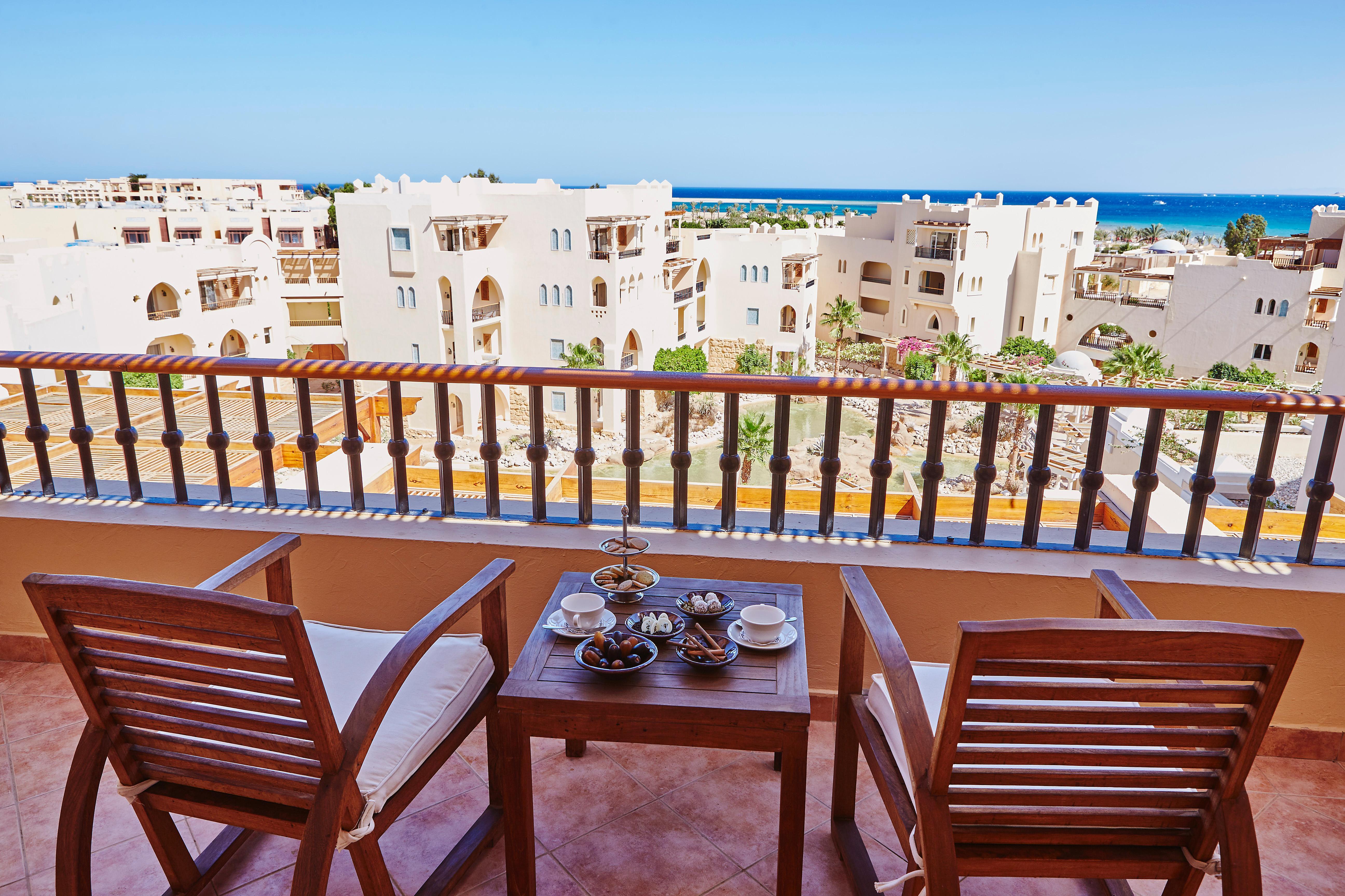 Kempinski Hotel Soma Bay Exterior photo View from a balcony